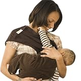 Baby Bond Flex Nursing Sash with Removable Burpcloth, Chocolate, Small/Medium