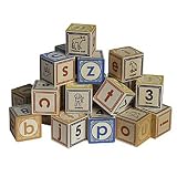 Made in USA Lowercase Alphabet Blocks