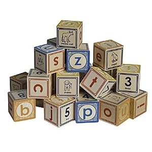 Uncle Goose Lower Case Alphabet Blocks by Lindenwood