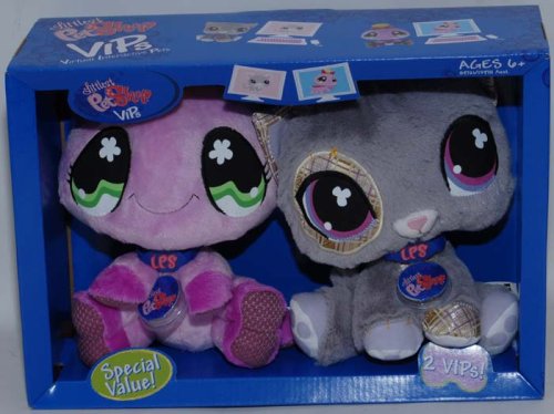 Childrens Toyshop  Toys : Littlest Pet Shop VIP Friends - Kitty and Spider