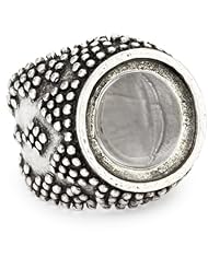 Low Luv by Erin Wasson Sterling Silver-Tone Magnifier Ring