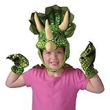 Triceratop Dress up - Dinosaur Hat and Gloves Costume Set
