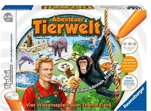 Ravensburger 00513 - tiptoi®: Abenteuer Tierwelt (ohne Stift)