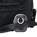 Neoprene Rugged Camera Case with Detachable Shoulder Strap and Key Ring (Black) for the Panasonic Lumix DMC-ZS1 10MP Digital image 3