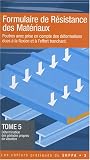 Formulaire de R�sistance des Mat�riaux : Poutres avec prise en compte des d�formations dues � la flexion et � l'effort tranchant, Tome 5, D�termination des p�riodes propres de vibration