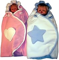 Zigozago - Fag8 - Blanket Baby Wrapper 100 x 100 cm; One Size; Color: Pink