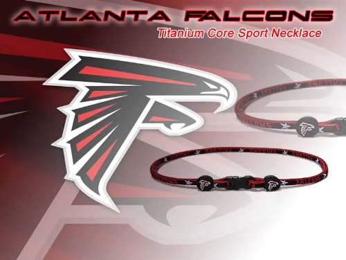 Atlanta Falcons Titanium Core Sport Necklace NFL Celebration Sale! Size 21 Inch