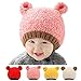 Cute Lovely New Kids Toddlers Baby Boys Girls Infant Winter Earflap Knitted Warm Cap Hat