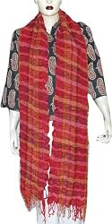 Wool Women's Scarf Designers Accessories 13 inches x 80 inches (psrf096)