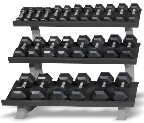 Hampton Fitness Three Tier Dura-Bell Rack - 3T-FLT3T-FLT
