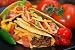 Tacos on Plate with Tomatoes, Habanero and Serano Peppers. - 24