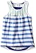 Gymboree Girls' Blue Green Color Block Stripe Tank