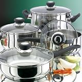 Judge Vista 6 Piece Set - 16/18/20cm SP, 24cm Saute Pan & 20cm Cass  from Horwood Homewares