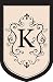 Regal Monogram Estate Flag - K