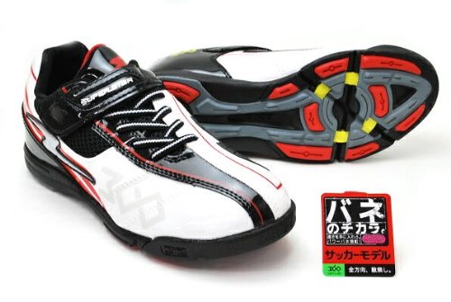 スーパースター バネのチカラ 子供 ジュニア サッカーモデルスニーカー ベルクロ SS J2879