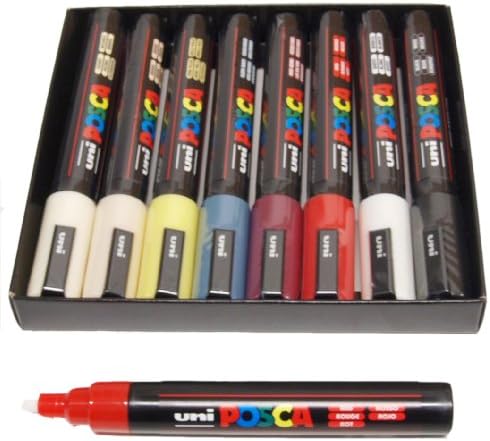 Posca PC 5M 8er Marker Set 2.5mm EX PC5M8NC09 Marker Pens Paint Design Art