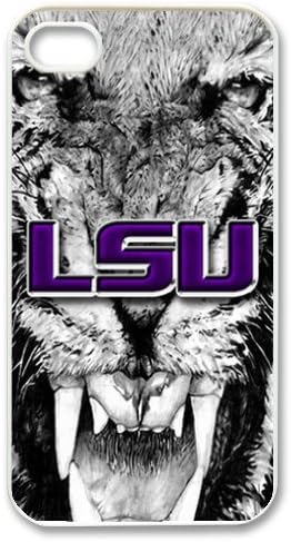 Hot Fever Iphone Case Cover Protector Ncaa Lsu Tigers Tigers Roar Design Perfect Fit for Iphone 4 4s