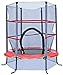 AirZone 4-1/2 Foot Kids First Outdoor Band Trampoline with Mesh Padded Perimeter Safety Enclosure