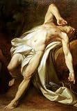 Saint Sebastian by Nicolas-Guy Brenet. Art Print Giclee on Canvas Rolled 28.75 inches width by 38 inches height. Highest Quality