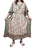 Womens Mogul Kaftan Green Caftan Moroccan Dress Muumuu