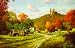 Autumn at Holy Hill 1000pc Jigsaw Puzzle by George Kovach