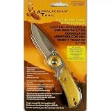 ABC Products Appalachian Trail ~ One Hand Open Pocket Knife (Stainless Steel Blade) by e & h company