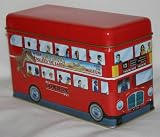 London Red Routemaster Bus - Metal Storage Tin with Lid. Great Souvenir!!