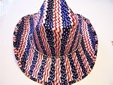 FOURTH OF JULY COWBOY HAT / RED WHITE AND BLUE / Western Style