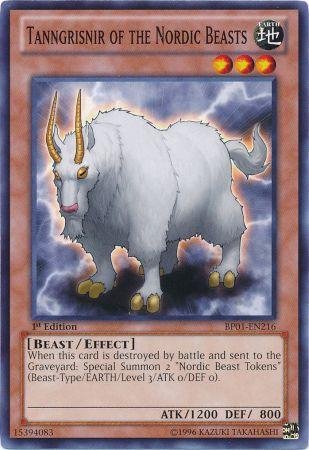 Yu-Gi-Oh! - Tanngrisnir of the Nordic Beasts (BP01-EN216) - Battle Pack: Epic Dawn - 1st Edition - Common