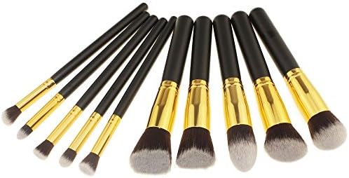 10 Pcs Professional Cosmetic Makeup Tool Brush Brushes Set Powder Eyeshadow Blush