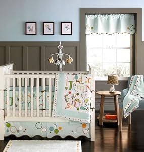 BananaFish Migi Alphabet 4 Piece Bedding Set
