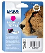 Epson Original T0713  Durabrite Magenta Ink Cartridge