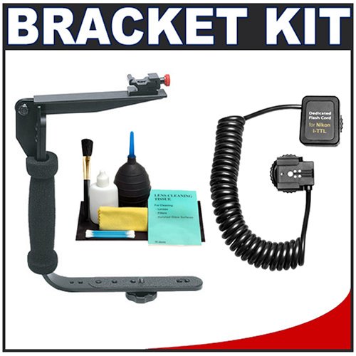 Precision Design Quick Flip Rotating FB350 Flash Bracket + OffCamera