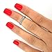 LUNIWEI 2PC Women Antique Toe Ring Foot Beach Silver Metal Adjustable Jewelry