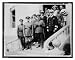 Historic Print (L): [John Joseph Pershing, on visit to Venezuela, posed on steps, with other high-ranking mi