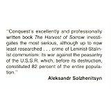 Harvest of Sorrow: Soviet Collectivization and the Terror Famineby Robert Conquest