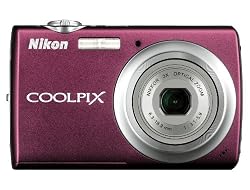 Nikon Coolpix S220 10MP Digital Camera with 3x  Optical Zoom and 2.5 inch LCD (Plum)