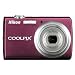 Nikon Coolpix S220 10MP Digital Camera with 3x  Optical Zoom and 2.5 inch LCD (Plum)