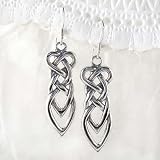 Large Sterling Silver Celtic Knot Earrings