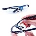 RIVBOS 806 POLARIZED Sports Sunglasses with 5 Set Interchangeable Lenses for Cycling (806-White)