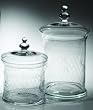 Apothecary Jar Elizabeth Crisscross Large