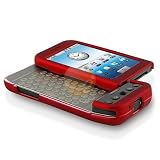 Red Rubber Feel Snap-On Cover Case Cell Phone Protector for HTC G1 Google Dream