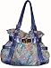 Kathy Van Zeeland Purse Handbag Rhapsody Studio 54 Nappa Belt Shopper