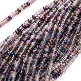 Czech Seed Beads Mix 11/0 "Lilac" Purples One Half Hank