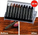 FURNITURE REPAIR KIT- THE BEST ASSORTMENT OF COLORS! (10 PIECE SET)