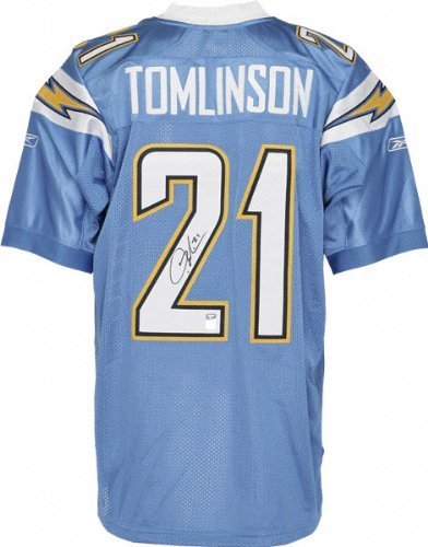 LaDainian Tomlinson Autographed Jersey | Details: San Diego Chargers, Reebok, Authentic, Powder Blue