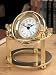 Weems &amp; Plath Solaris Desk Clock with Rectangular Brass Engraving Plate