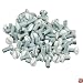 Leviton 88400-PRT 5/16-Inch Long 6-32 Thread, Oval Head Milled Slot Replacement Wallplate Screws, 100-Pack, White
