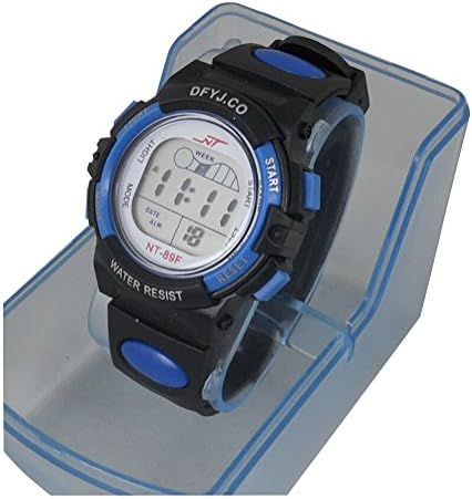 Fashion Multi Function Waterproof watches Digital LCD Alarm Date Military Sport Wrist Watch for Children Girls Boys WPS@TGZ89L