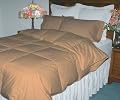 Microfiber Full/Queen Mini Comforter Set, Taupe